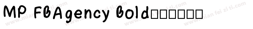 MP FBAgency Bold字体转换